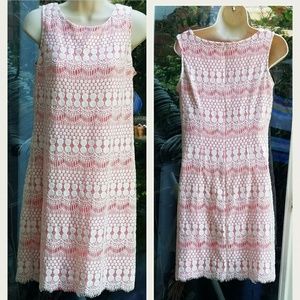 - Eliza J Overlay Dress.   NWOT